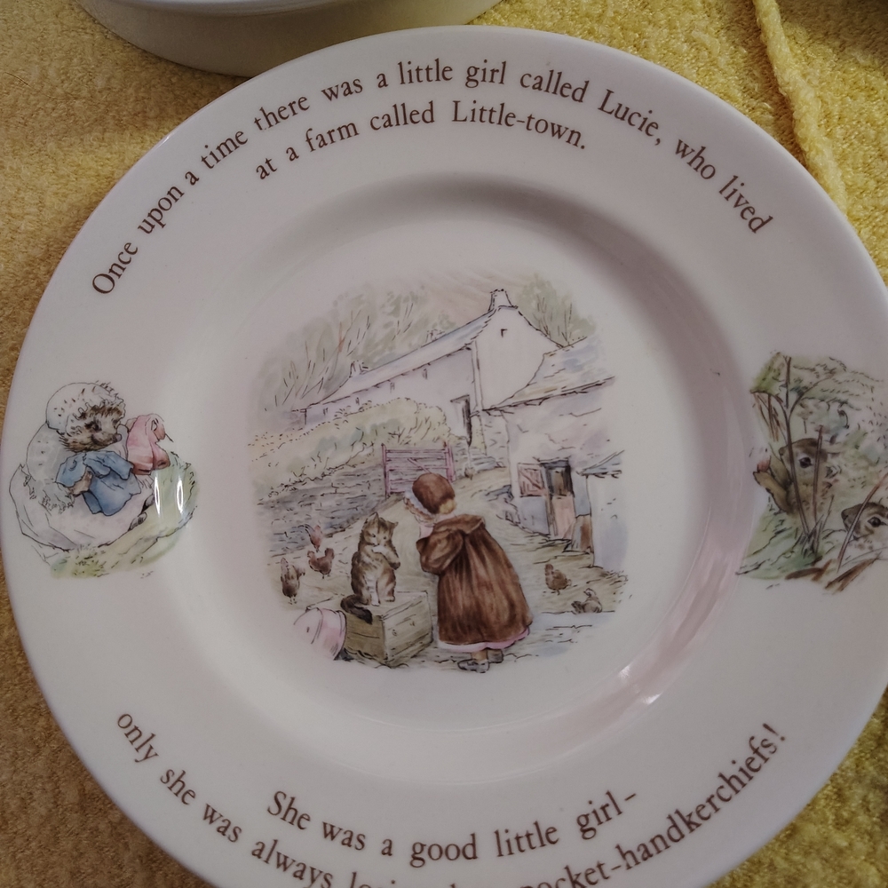 Peter Rabbit 4 Piece Set Vintage Storybook Set